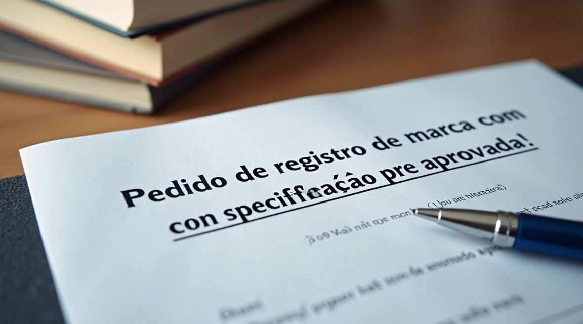 pedido de registro de marca com especificação pré aprovada - Ilustração detalhada sobre pedido de registro de marca com especificação pré aprovada